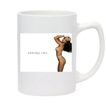 Adriana Lima 14oz White Statesman Mug