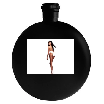 Adriana Lima Round Flask