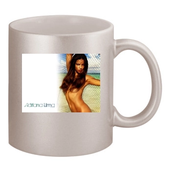 Adriana Lima 11oz Metallic Silver Mug