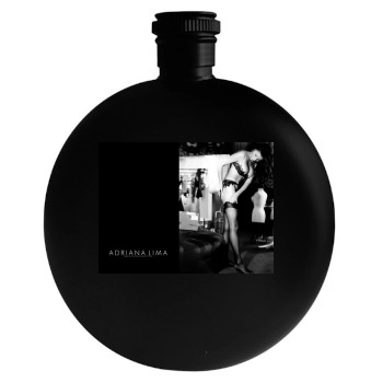 Adriana Lima Round Flask