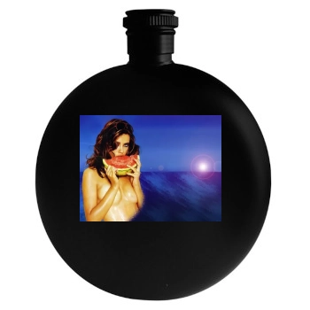 Adriana Lima Round Flask