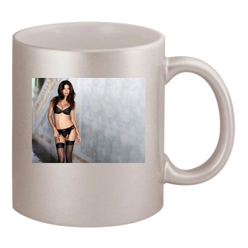 Adriana Lima 11oz Metallic Silver Mug