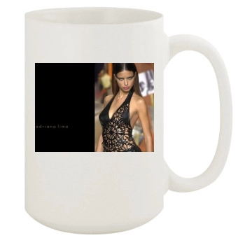 Adriana Lima 15oz White Mug