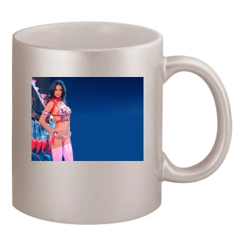 Adriana Lima 11oz Metallic Silver Mug