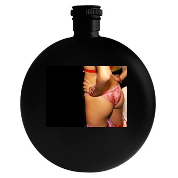 Adriana Lima Round Flask