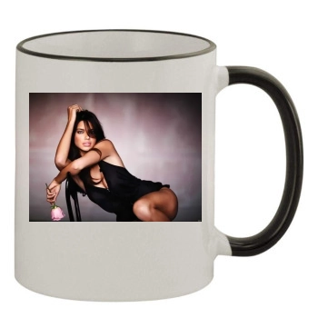 Adriana Lima 11oz Colored Rim & Handle Mug