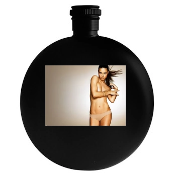 Adriana Lima Round Flask