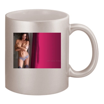 Adriana Lima 11oz Metallic Silver Mug