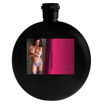 Adriana Lima Round Flask