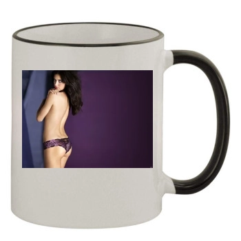 Adriana Lima 11oz Colored Rim & Handle Mug