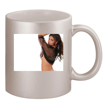 Adriana Lima 11oz Metallic Silver Mug