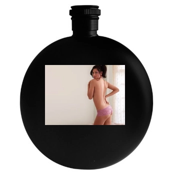 Adriana Lima Round Flask