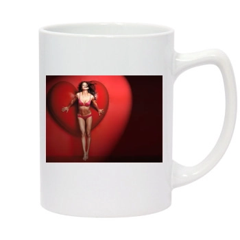 Adriana Lima 14oz White Statesman Mug