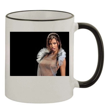 Adriana Lima 11oz Colored Rim & Handle Mug