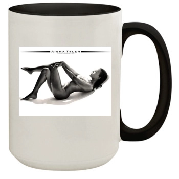 Aisha Tyler 15oz Colored Inner & Handle Mug