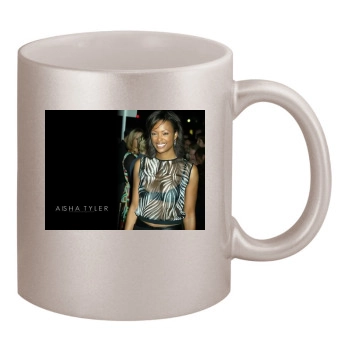 Aisha Tyler 11oz Metallic Silver Mug