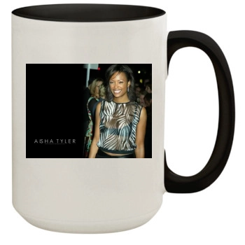 Aisha Tyler 15oz Colored Inner & Handle Mug