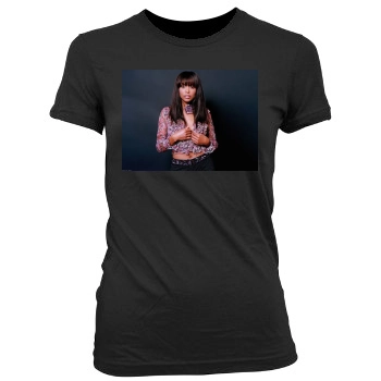 Aisha Tyler Women's Junior Cut Crewneck T-Shirt