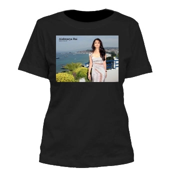 Aishwarya Rai Women's Cut T-Shirt