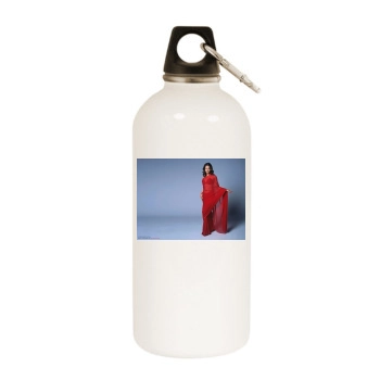 Aishwarya Rai White Water Bottle With Carabiner