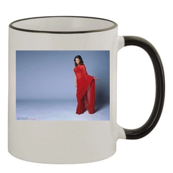 Aishwarya Rai 11oz Colored Rim & Handle Mug