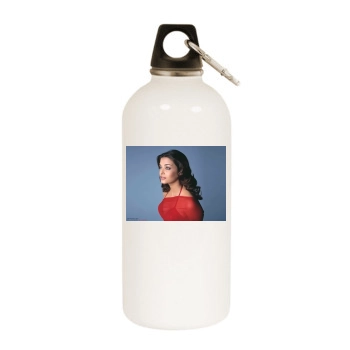 Aishwarya Rai White Water Bottle With Carabiner