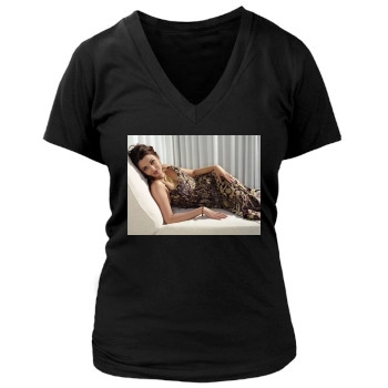 Aishwarya Rai Women's Deep V-Neck TShirt