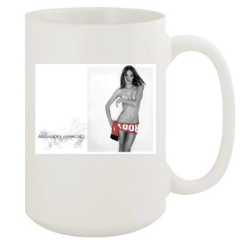 Alessandra Ambrosio 15oz White Mug