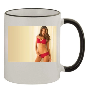 Alessandra Ambrosio 11oz Colored Rim & Handle Mug