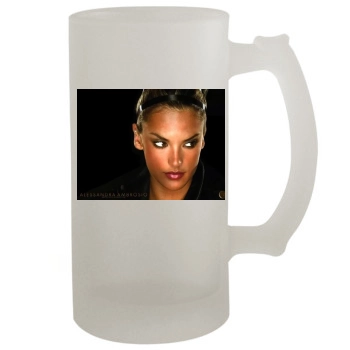 Alessandra Ambrosio 16oz Frosted Beer Stein