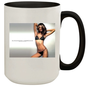 Alessandra Ambrosio 15oz Colored Inner & Handle Mug