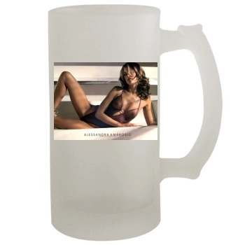 Alessandra Ambrosio 16oz Frosted Beer Stein