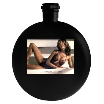 Alessandra Ambrosio Round Flask