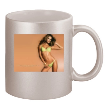 Alessandra Ambrosio 11oz Metallic Silver Mug