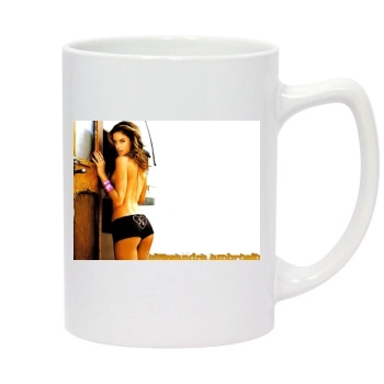 Alessandra Ambrosio 14oz White Statesman Mug