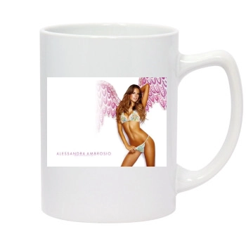 Alessandra Ambrosio 14oz White Statesman Mug