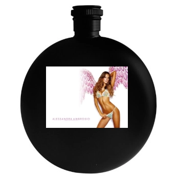 Alessandra Ambrosio Round Flask