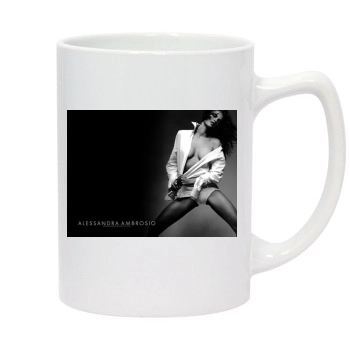 Alessandra Ambrosio 14oz White Statesman Mug