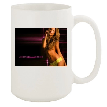 Alessandra Ambrosio 15oz White Mug