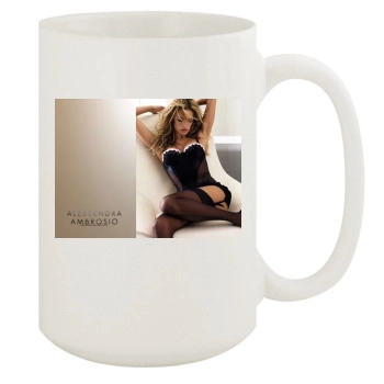 Alessandra Ambrosio 15oz White Mug