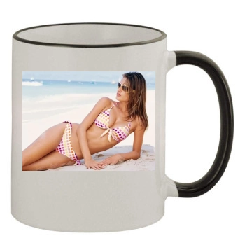 Alessandra Ambrosio 11oz Colored Rim & Handle Mug