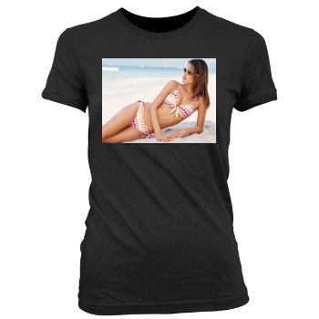 Alessandra Ambrosio Women's Junior Cut Crewneck T-Shirt