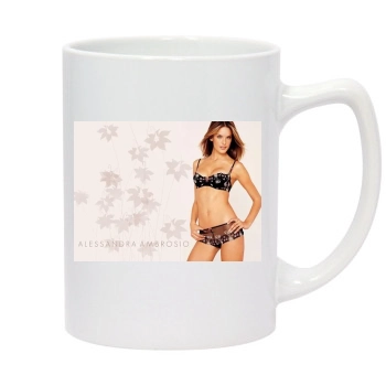 Alessandra Ambrosio 14oz White Statesman Mug