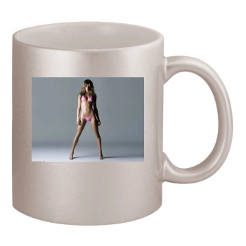 Alessandra Ambrosio 11oz Metallic Silver Mug