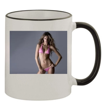 Alessandra Ambrosio 11oz Colored Rim & Handle Mug