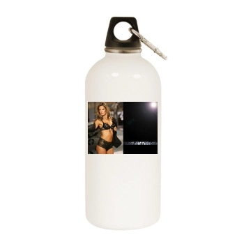 Alessandra Ambrosio White Water Bottle With Carabiner