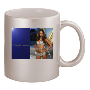 Alessandra Ambrosio 11oz Metallic Silver Mug