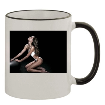 Alessandra Ambrosio 11oz Colored Rim & Handle Mug