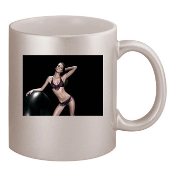 Alessandra Ambrosio 11oz Metallic Silver Mug