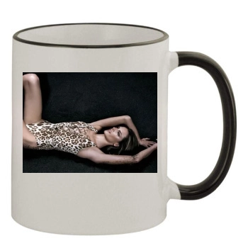 Alessandra Ambrosio 11oz Colored Rim & Handle Mug